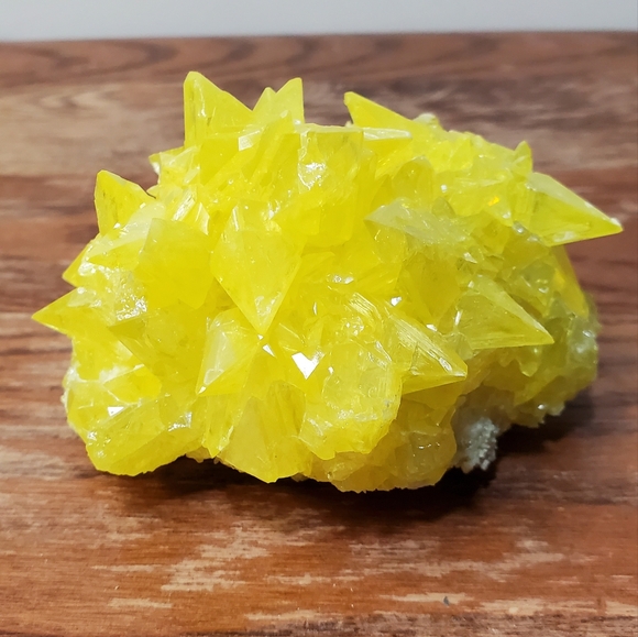 Sulfur Crystals on Matrix 0.61 lbs - Picture 3 of 17